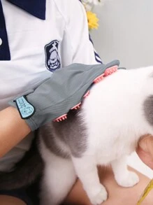 1/2 Găng tay chải lông cho thú cưng, Dụng cụ loại bỏ lông rụng cho mèo và chó - Nhiều màu - Xem 9