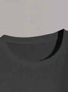 Men's CHICAGO Streetwear T-Shirt 100% Cotton Skate Street Style In Premium Mesh - 深灰色 - 查看 3