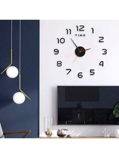 Moderne 16 35.4 51.18 Inch DIY Acrylic Wand Klok Large Silent Non Ticking Living Room, Bedroom, Minimalist Easy Installation, Perfect Home Office Room view 7