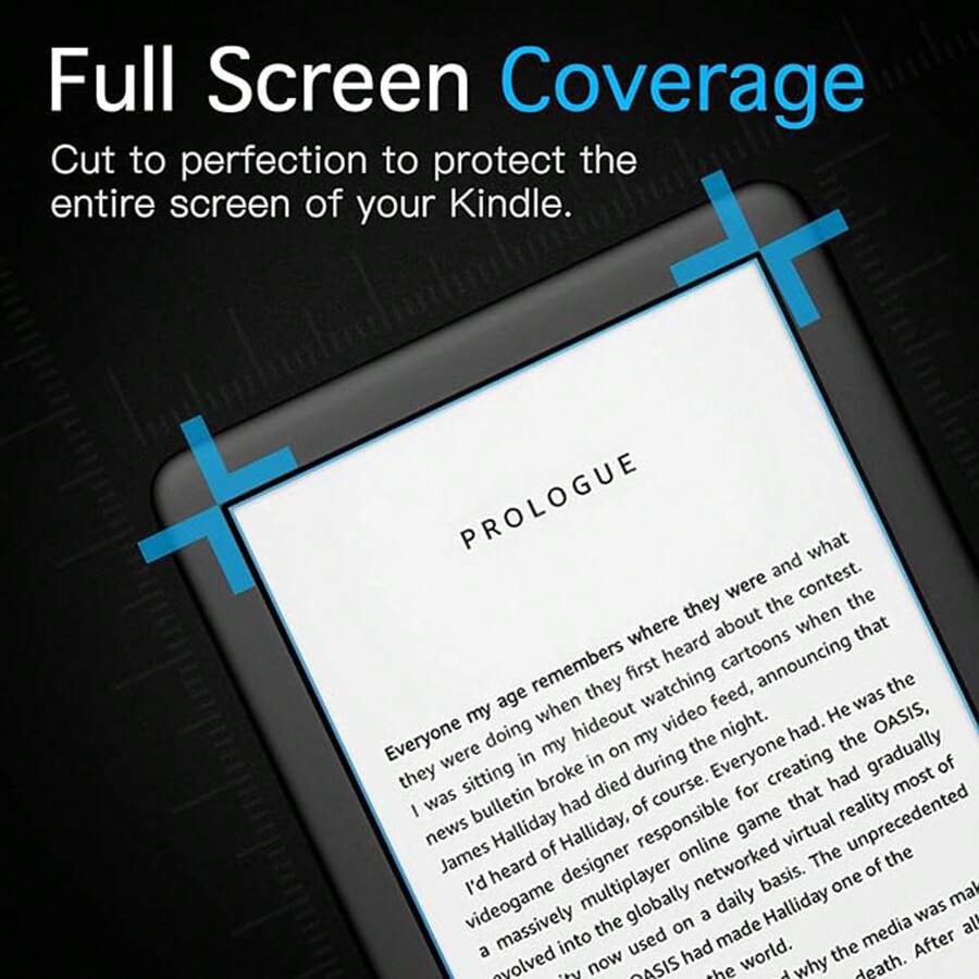 2 包适用于 Kindle Paper White（第 2024 代）7 英寸/ Kindle Paper White 6.8 英寸（第 11 代-2021）和签名版的屏幕保护膜，防眩光优质 PET 保护膜，全覆盖，哑光生日、家人、朋友礼物平板屏幕保护膜，平板配件防水防震防摔防刮防指纹 - 2packs - 查看 1