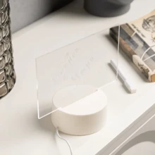 3D LED Writing Lamp Desk Lamp With Writing Pen - Blanco - Ver 6