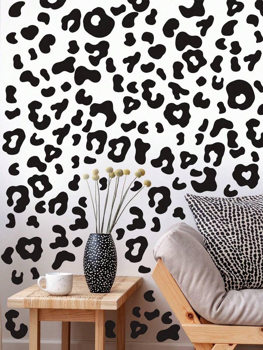10pcs/Set Asymmetrical Polka Dot SelfAdhesive Wall Stickers, Bohemian