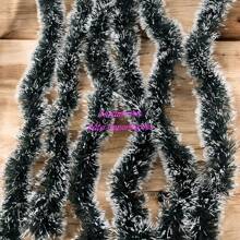 10 Meter Kit Of Luxury Thick Christmas Feather Snowy Christmas Garland - 綠色 - 查看 2