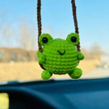 onEternal Handmade Crochet Decorative Ornament, Hanging Accessory For Car Interior, Decor, Gift