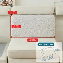 1 st Stretch Jacquard Sofahoes, Machinewasbaar, Anti-Kattenkrab, Meubelbeschermer Sofahoes, Moderne 3/4 Sofa + Chaise Lounge Kussenset Voor Slaapkamer, Kantoor, Woonkamer