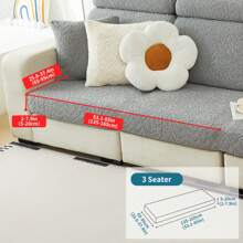 1 st Stretch Jacquard Sofahoes, Machinewasbaar, Anti-Kattenkrab, Meubelbeschermer Sofahoes, Moderne 3/4 Sofa + Chaise Lounge Kussenset Voor Slaapkamer, Kantoor, Woonkamer