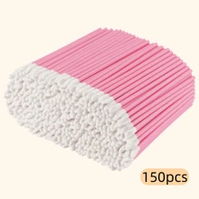 Aplicadores Descartáveis para Lábios - Pincéis de Lábios Livres de Fiapos, Aplicador de Batom/Gloss, Kit de Ferramentas de Aplicação de Maquiagem 20/60/50/100/150/200/300/450 peças