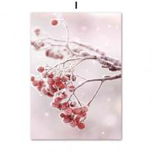 1 件圣诞粉色树雪人墙壁艺术帆布画北欧海报和印刷品客厅卧室家居装饰壁画无框架 - 彩色 - 查看 35