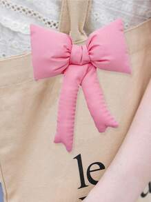2 件女式时尚布结钥匙扣可爱女孩包包吊坠送给家人朋友女朋友节日生日圣诞节 Y2K 感恩节冬季粉色女士礼物蝴蝶结 - 粉色 - 查看 5
