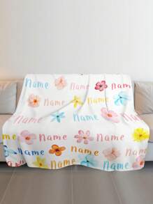 1pc Custom Flannel Photo Blanket For Bed,Personalized Blanket With Text/Photo,Personalized Throws Blanket, Multipurpose Living Room Sofa Outdoor Beach Camping Pet,Name Collage Blanket,Flower Blanket, Personalized Family/Pet/Couple Photo Printed Bedding Blanket, Personalized Christmas Gifts, Mother's Day/Father's Day Gift, Family Gift,Wedding Gift, Birthday Gifts, Gift For Friend, Gift For Her