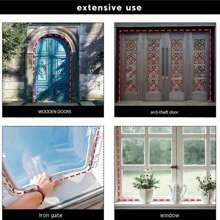 1pc Anti-Theft Door Windproof Soundproof Self-Adhesive Weatherstrip, Available In 100cm, 300cm, 600cm, 1000cm Length, White/Black/Brown Sealing Strip To Reduce Noise