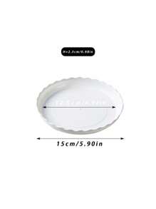 2pcs/5pcs Thick Plastic Plant Pot Trays, Round Saucer Holders For Succulents, Flower Pot Bottom Plate