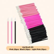 Aplicadores Descartáveis para Lábios - Pincéis de Lábios Livres de Fiapos, Aplicador de Batom/Gloss, Kit de Ferramentas de Aplicação de Maquiagem 20/60/50/100/150/200/300/450 peças