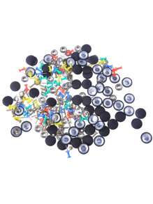 60 Pcs Auto Roof Headliner Repair Button Clips With Screws, Durable ABS Snap Rivets Retainer Design For Car Interior Ceiling Fixing - Multicolor - View 13