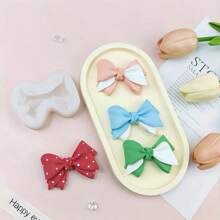 1/2 pièces Moule en silicone en forme de nœud papillon, parfait pour des projets de décoration créative, idéal pour la résine et l'argile polymère, savon, bougies parfumées, gypse, bijoux DIY, décorations, outils d'artisanat fait main, ajoute de l'élégance à la décoration de la maison, flexible et facile à utiliser, fournitures pour la fabrication de cadeaux pour mariage, remise de diplôme, anniversaire, fête, décoration