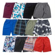 Kit 3 Bermuda Tactel Children's Boy's Sports School Summer - 彩色 - 查看 1