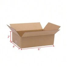 100 Pieces Corrugated Paper Boxes, Moving Boxes For Packing And Storing, Cardboard Boxes For Packaging Mailing Small Businesses