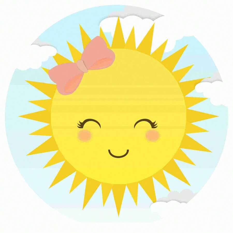 Round Fabric Party Panel Children's Birthday Panel Sunshine 1.50m X 1.50m Easy To Wear - Nhiều màu - Xem 1