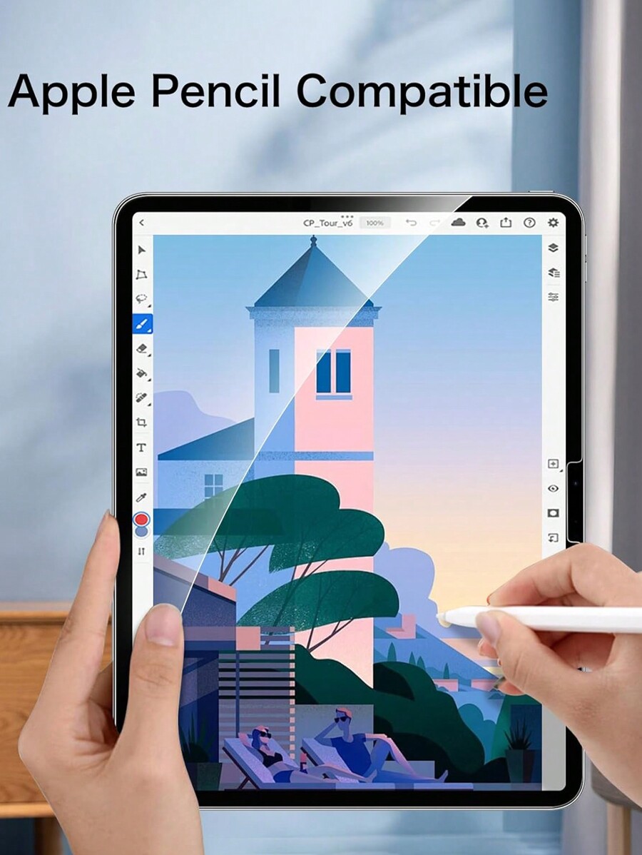 2 Peças Protetor de Tela para iPad Pro 13" (M4) 2024 / iPad Air 13" (M2