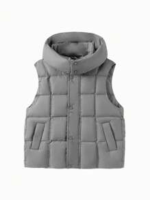 Balabala Kinder Daunenweste, Jungen & Mädchen Kapuzenjacke für Herbst/Winter 2024
