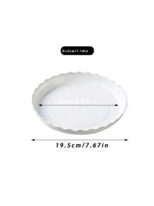 2pcs/5pcs Thick Plastic Plant Pot Trays, Round Saucer Holders For Succulents, Flower Pot Bottom Plate