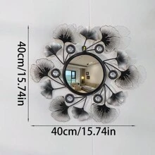 1 Piece Wall Decor, Classic Living Room Sofa Backdrop Wall Decor, TV Background Wall Mirror Decor E-I-D