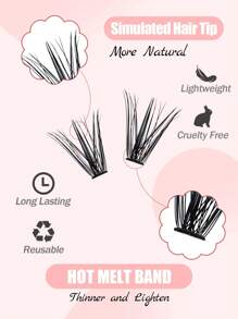 180 CÁI Lông Mi Giả Dung Lượng Lớn C Cong Đơn Chùm Tự Nhiên Dày Mềm Nhẹ Lông Mi 10-16mm Chiều Dài Hỗn Hợp Cụm Lông Mi Giả Trái Và Phải Đơn Giản Và Dễ Đeo Cho Người Mới Bắt Đầu Thích Hợp Sử Dụng Lâu Dài Lông Mi Trang Điểm Thiết Yếu - màu đen - Xem 4