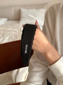 2024 新款女士粗针织宽边头带，时尚户外运动百搭头饰，秋冬 - 彩色 - 查看 13