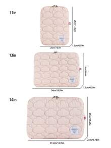 1 Túi đựng máy tính xách tay họa tiết đám mây dễ thương màu hồng mềm mại dành cho học sinh 11 inch/13 inch/14 inch Túi đựng máy tính bảo vệ Túi đựng hồ sơ Túi đựng máy tính xách tay Túi đựng máy tính 11 13 14 inch Túi đựng bàn di động cho máy Mac Book dành cho bé gái & thiếu nữ & sinh viên đại học Túi đựng máy tính bảng 9-15 inch Tương thích với Ipad Air 4 5 Pro 11 Mini 5 6 Túi đựng iPad chống sốc - Hồng - Xem 3