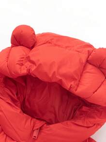 Balabala 婴儿连帽羽绒服 冬季 2024 新款可爱保暖外套