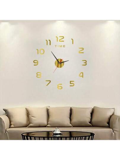 Moderne 16 35.4 51.18 Inch DIY Acrylic Wand Klok Large Silent Non Ticking Living Room, Bedroom, Kitchen Customizable Zwart Numeral ative Minimalist Easy Installation, Perfect Home Office Contemporary Sc inavian Art Timepiece Lightweight, High Quality Material Room view 6