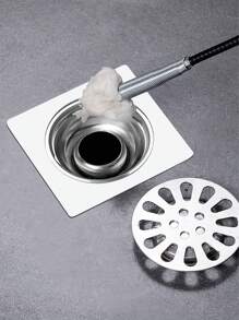 Four Claw Retriever Pipe Unclogger Bendable Hand Pinch Sewer Retriever Unclogger Trash Clamp, Pipe Four Claw Hook Unclogger Bathroom Sewer Toilet Tool Manual Toilet Hair Grabbing Clearing Clogs Household. Home Bathroom Decor Fall Decor Back To School