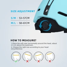 JetBlaze Casco de esquí, casco de snowboard, casco de esquí, cáscara de ABS/PC, núcleo amortiguador de impactos de EPS, hebilla magnética, ventilación individual, ajustable de talla, disponible en dos tamaños de almohadillas, orejeras desmontables