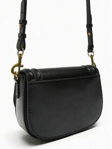 Bolso bandolera de mujer estilo silla de montar, bolso de hombro con correa ancha ajustable, nueva llegada 2025