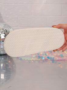 Dép đế bằng bằng vải nhung khâu cỡ lớn cho nữ, chống trượt, ấm áp cho mùa đông - màu sắc - Xem 9