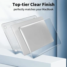 Transparent Case Compatible With MacBook , Sturdy Protective Plastic Hard Shell Case Cover For Air Pro Case - Clear