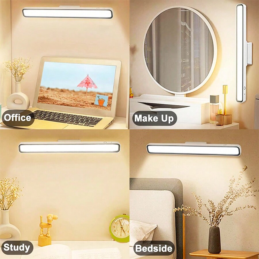 LED Desk Light Under Lighting Night Light Rechargeable