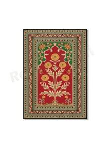 1pc Mughal Tree Of Life Cypres Turkish Paisley Vintage Plant Floral Print Poster Folk Art Home Decor Painting No Frame Rama Decoration,Wall Art,Canvas E-I-D - Multicolor - View 78