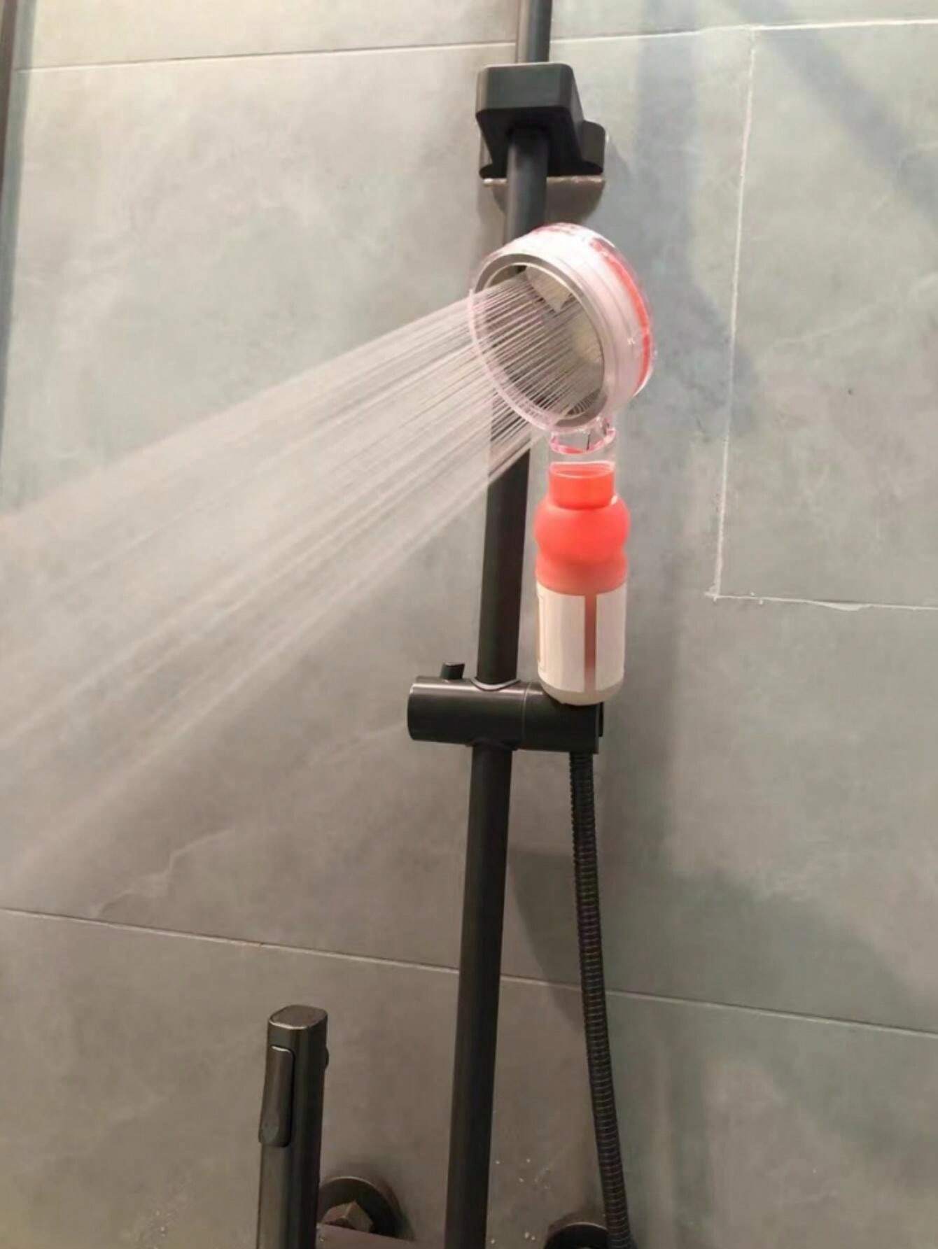 1pc Fragrant Skin Care Shower Head, Chlorine Removing High Pressure