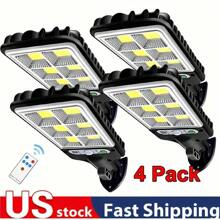 Luces solares LED de 8000 lm con sensor de movimiento para exteriores con control remoto, luces de calle solares para exteriores, impermeables, luces solares de 3 modos para patio exterior, jardín, camino y estacionamiento - 117COB - Ver 11