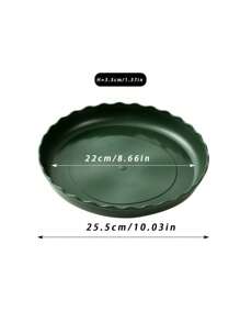 2pcs/5pcs Thick Plastic Plant Pot Trays, Round Saucer Holders For Succulents, Flower Pot Bottom Plate