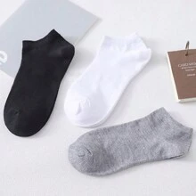 6 đôi tất thể thao chống trượt vô hình không lộ dành cho nữ, tất mắt cá chân thoải mái, tất thể thao màu trơn, sự lựa chọn lý tưởng - Nhiều màu - Xem 5