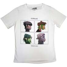 Gorillaz | Official Band Ladies T-Shirt | Demon Days White - 48-Hour Fast Shipping!  - White - View 1