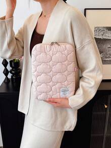 1 Túi đựng máy tính xách tay họa tiết đám mây dễ thương màu hồng mềm mại dành cho học sinh 11 inch/13 inch/14 inch Túi đựng máy tính bảo vệ Túi đựng hồ sơ Túi đựng máy tính xách tay Túi đựng máy tính 11 13 14 inch Túi đựng bàn di động cho máy Mac Book dành cho bé gái & thiếu nữ & sinh viên đại học Túi đựng máy tính bảng 9-15 inch Tương thích với Ipad Air 4 5 Pro 11 Mini 5 6 Túi đựng iPad chống sốc - Hồng - Xem 11