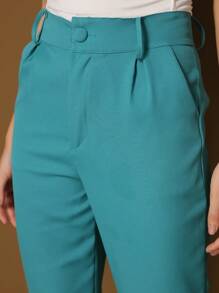 Women's Pants/Tailored Pants/Basic Pants/Elegant Pants/Skinny Pants/Blogger Pants/Fashion Pants - 0.霧綠 - 查看 5