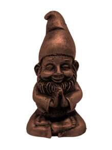 Resin Gnome 7 Cm Home And Garden Decoration - 銅色 - 查看 1