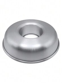 28cm Rosca Mold, For Hollow Chiffon Cake Or Gelatin, Loaf, Bread, Oven, Pastry, Aluminum. - 淺灰色 - 查看 3