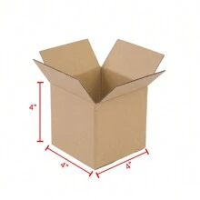 100 Pieces Corrugated Paper Boxes, Moving Boxes For Packing And Storing, Cardboard Boxes For Packaging Mailing Small Businesses