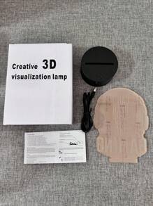 1 szt. Can't Hear You I'm Gaming Night Light, 3D Illusion Light Headset, 7 wariantów kolorystycznych, sterowanie dotykowe i zdalne, prezent dla gracza, dekoracja pokoju do gier, urodziny, świąteczne artykuły imprezowe - Wielokolorowe - Zobacz 10