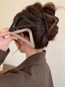 3 piezas Pinza de pelo francesa premium de gran tamaño, Clip de pelo múltiple elegante para la parte posterior de la cabeza, Accesorio para el cabello, Pinza de pelo, Mordaza de pelo, Sujetador de pelo, Recogedor de pelo